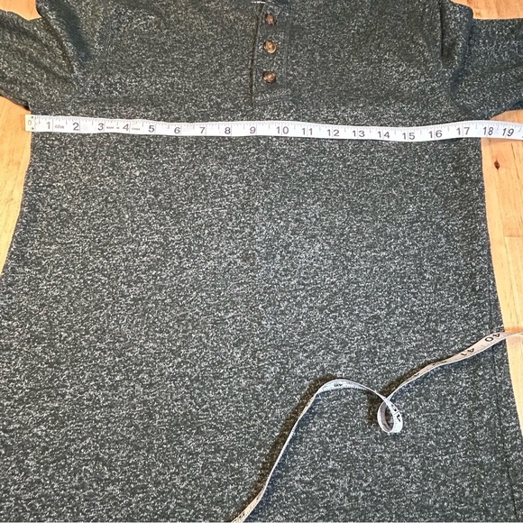 2 for$15 Old Navy Long Sleeve Hunter Green Henley - Picture 4 of 7